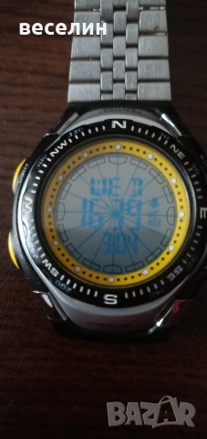 Винтидж часовник с компас и множество функции Lorus LG341, снимка 7 - Мъжки - 53709524