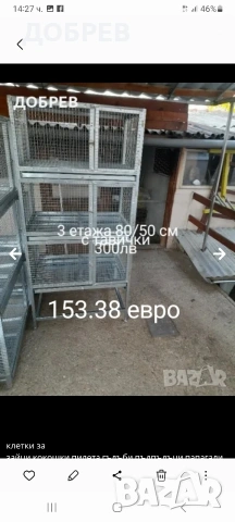 клетки за зайци,кокошки,пилета,гълъби,пъдпъдъци,папагали и др., снимка 3 - За селскостопански - 47546237