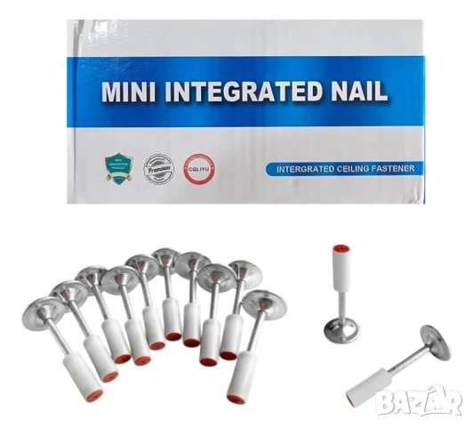 Пирони за пистолет, малки, заряд, прави, Ф7,3x25mm, кутия 100бр., снимка 3 - Други стоки за дома - 50748101