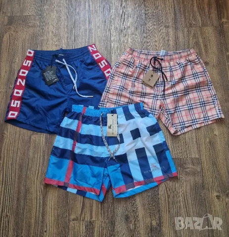 Страхотни мъжки къси шорти за плаж TOMMY HILFIGER & BURBERRY бански размер S,M, L,XL,2XL, 3XL , снимка 4 - Бански - 50091741