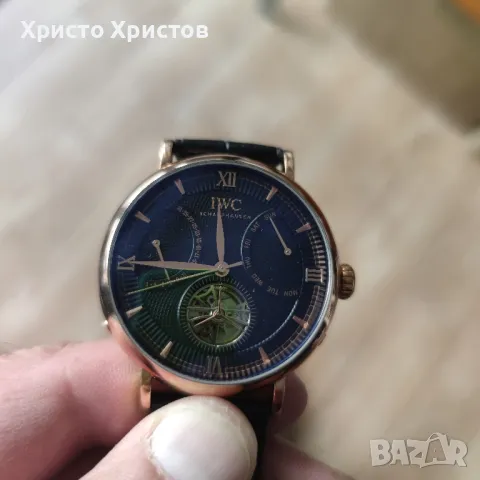 Мъжки луксозни часовници IWC Tourbillon, снимка 5 - Мъжки - 46901077