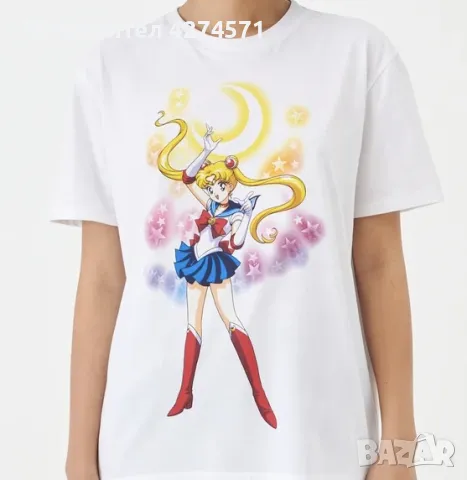 Anime тениска Sailor Moon, снимка 1 - Тениски - 49517934