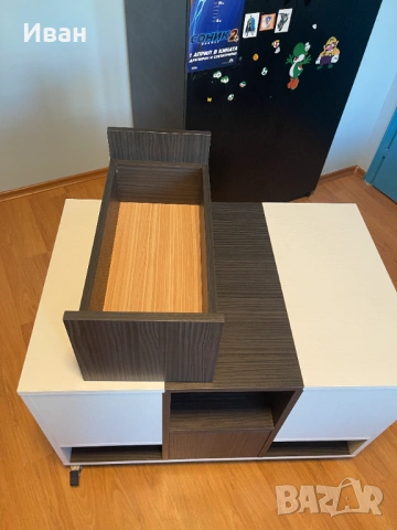 Продавам дизайнерска холна маса трансформър в отлично състояние – като нова., снимка 5 - Маси - 54066871