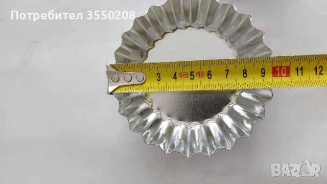формички метални, за сладки, кексчета, мъфини, нови, снимка 7 - Форми - 49857742