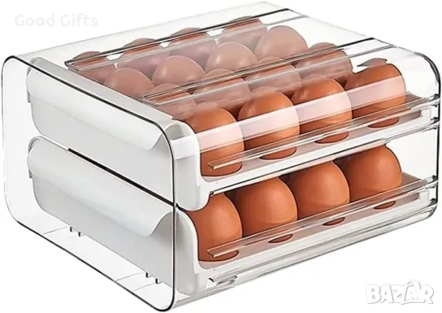 Кутия Органайзер за яйца на две нива