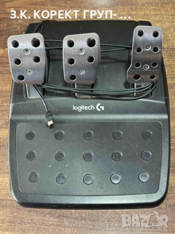 Волан Logitech G29 + скоростен лост (shifter) + педали, снимка 7 - Джойстици и геймпадове - 54155041