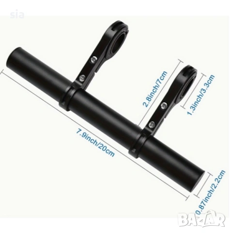 Удължител за кормило handlebar extender за мотор, скутер или велосипед, снимка 4 - Аксесоари за велосипеди - 45668277