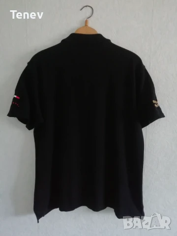 AC Milan Adidas 2XL памучна оригинална поло черна тениска Милан Supporters XXL , снимка 2 - Тениски - 50569795