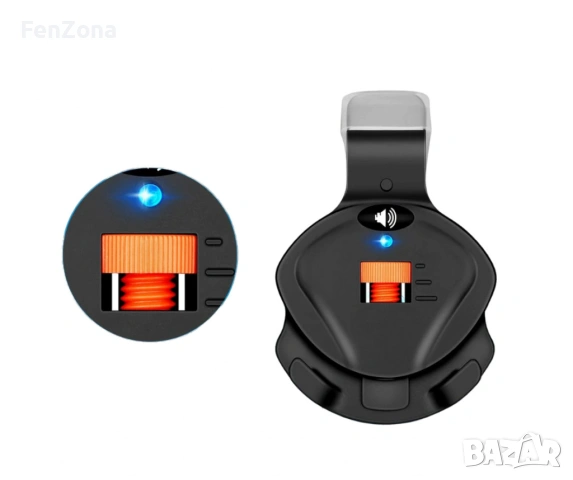 Електронен LED звънец за въдица с регулируем звук - идеален за дневен и нощен риболов на шаран