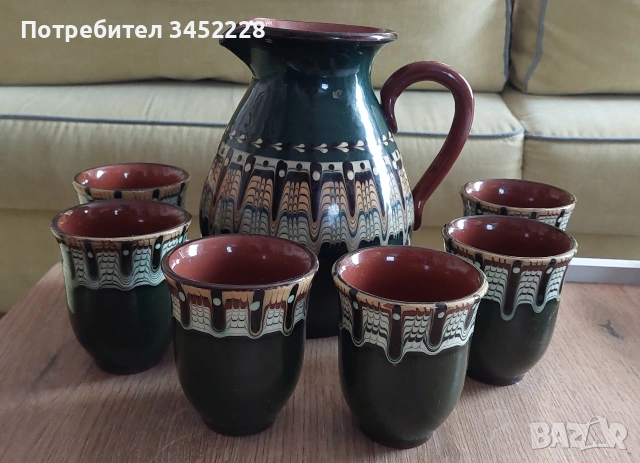 Сервиз керамика ретро за ценители , снимка 2 - Други ценни предмети - 54174307