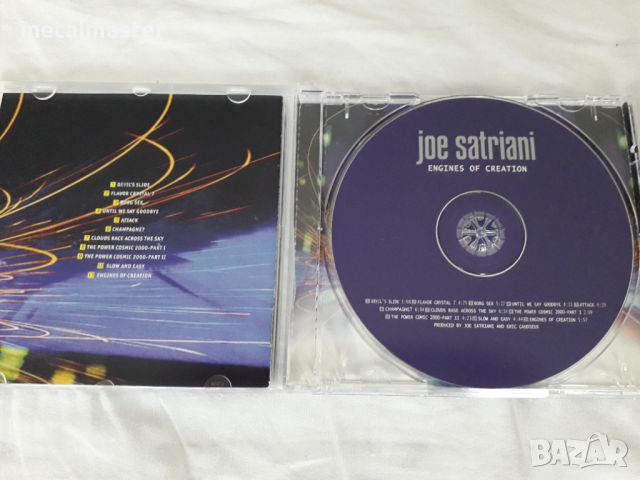 Joe Satriani – Engines Of Creation (2000), снимка 3 - CD дискове - 46370150