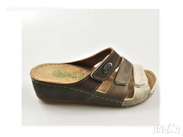 Дамски анатомични чехли FATEX платформа 36/41, снимка 2 - Чехли - 53633271