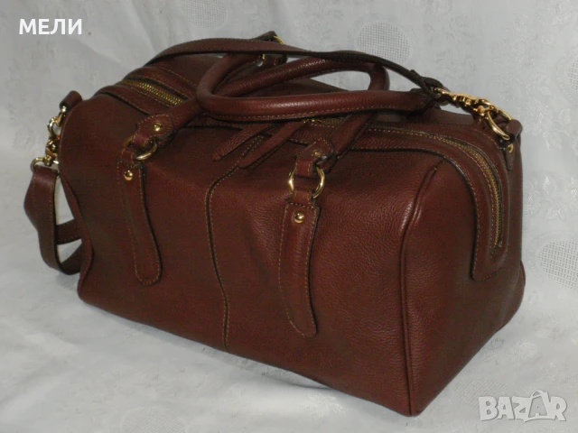 нова дамска чанта естествена кожа НМ