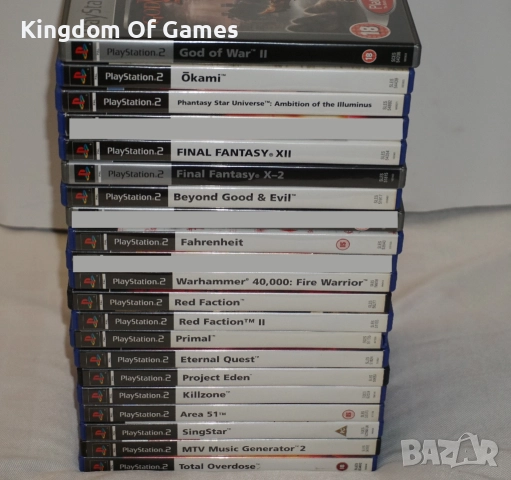 Игри за PS2 God Of War 2/Okami/Phantasy Star Universe/Fahrenheit/Red Faction 1 2/Warhammer/Killzone, снимка 18 - Игри за PlayStation - 51740893