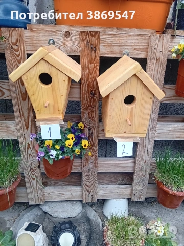 Къщички за птици, снимка 2 - Декорация за дома - 54168607