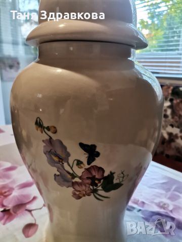 Голяма ваза с капаче, снимка 2 - Вази - 46213354