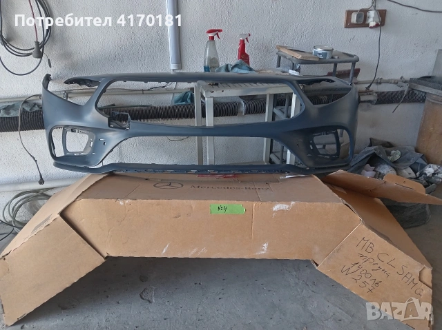 cls Mercedes AMG W257 предна броня оригинална , снимка 2 - Части - 52276173