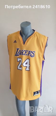 Adidas NBA Lakers Kobe Bryant #24  Mens Size L ОРИГИНАЛ! МЪЖКИ Баскетболен ПОТНИК!, снимка 3 - Спортни дрехи, екипи - 45843368