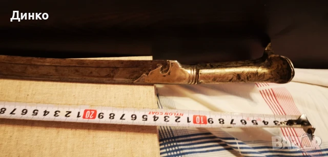 Гръцки ятаган 19век оригинал., снимка 3 - Антикварни и старинни предмети - 51326008