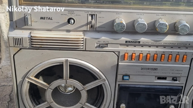 Стар касетофон , снимка 3 - Радиокасетофони, транзистори - 53673544