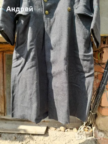 Стар военен шинел #2, снимка 3 - Антикварни и старинни предмети - 50350601