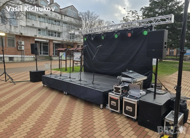 Сцена под наем, озвучаване и осветление