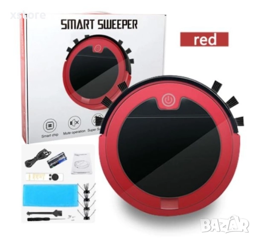 Прахосмукачка робот за сухо и мокро почистване с дистанционно управление - ROBOT7, снимка 13 - Прахосмукачки - 52795887