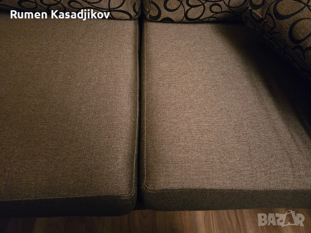 масивни дивани корпус естествена кожа и възглавници от текстил , снимка 6 - Дивани и мека мебел - 53255138