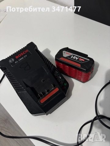 Батерия и зарядно 12в 18в бош bosch