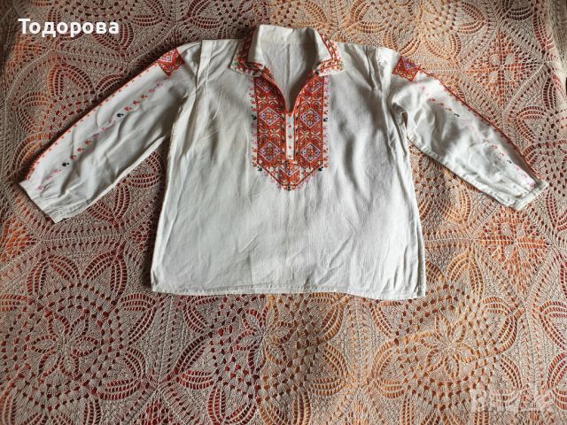 Юношеска/мъжка/ риза от народна носия, снимка 1 - Антикварни и старинни предмети - 45716171