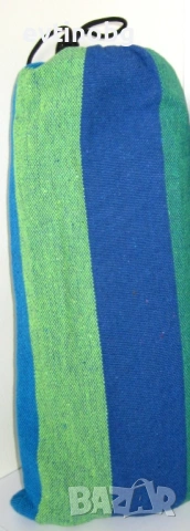 Голям цветен хамак с красиви и цветни шарки/ Размер: 190 х 80 см; / Цвят: Червен, снимка 2 - Градински мебели, декорация  - 53864669