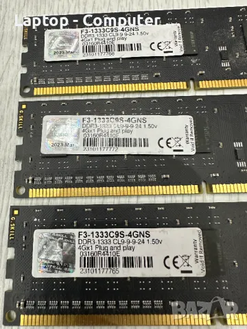 Рам памет за компютър G.Skill F3-1333C9S-4GNS 6х4GB 24GB DDR3, снимка 3 - RAM памет - 46982099