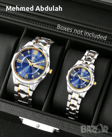 Светещи мъжки и дамски календарни кварцови часовници , снимка 3 - Мъжки - 51936397