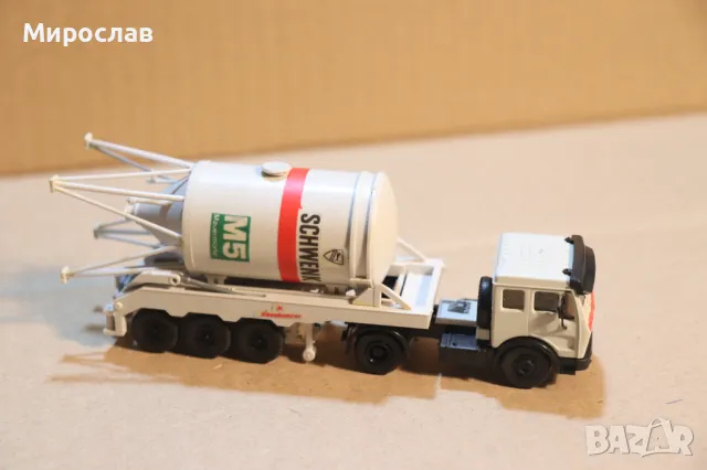 KIBRI ?? 1:87 H0 MERCEDES BENZ КОЛИЧКА МОДЕЛ КАМИОН, снимка 8 - Колекции - 49741546