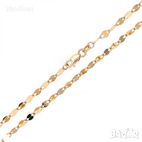 Златен синджир 0,95гр. 39,0см. 14кр. проба:585 модел:33734-4, снимка 1