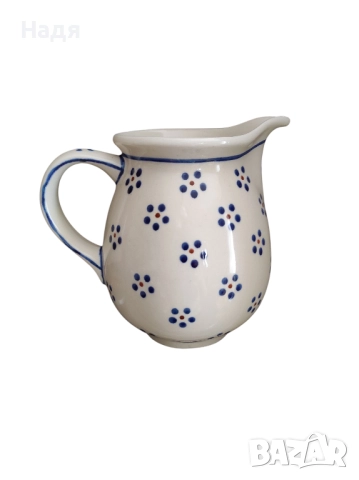 Полска кана Boleslawiec- Daisy Dot Collection , снимка 4 - Кани - 51918320