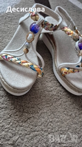 Нови дамски сандали, 38 номер, снимка 5 - Сандали - 51976166