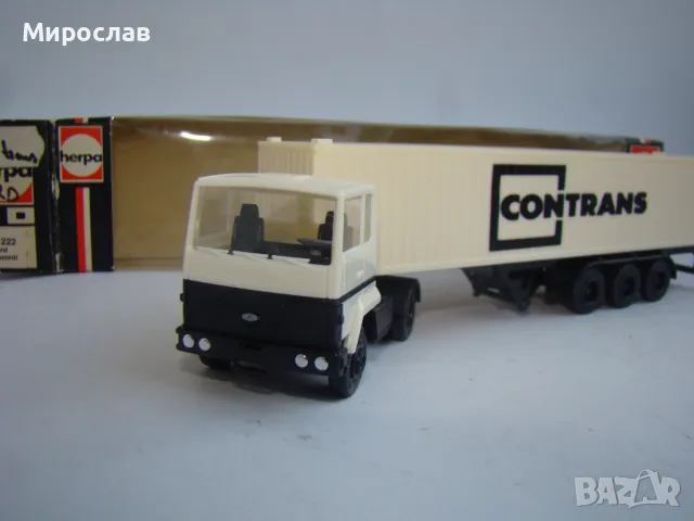 HERPA H0 1/87 FORD КАМИОН МОДЕЛ ТИР ИГРАЧКА КОЛИЧКА, снимка 2 - Колекции - 48418385