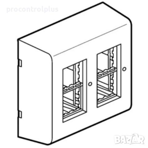 Продавам Моноблок за открит монтаж 2х4М Бял Legrand Mosaic 45, снимка 1 - Други - 45839776