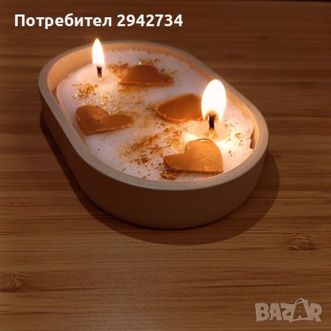 Соеви свещи направени ръчно, снимка 5 - Декорация за дома - 45469700
