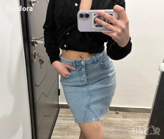 Дънкови поли, снимка 2 - Поли - 54184209