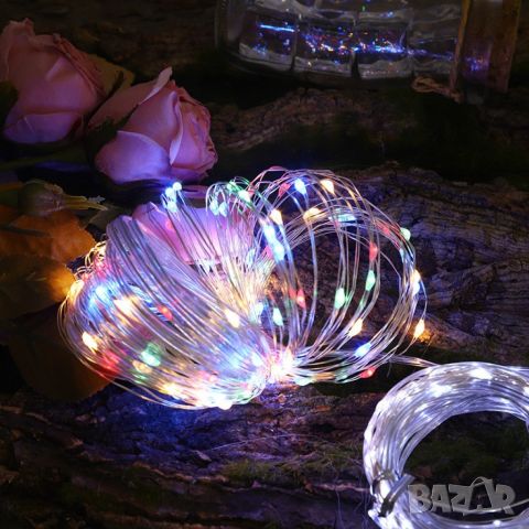 Цветни лампички за коледната елха / 20м/ 160 led светлини, снимка 5 - Декорация за дома - 46439716