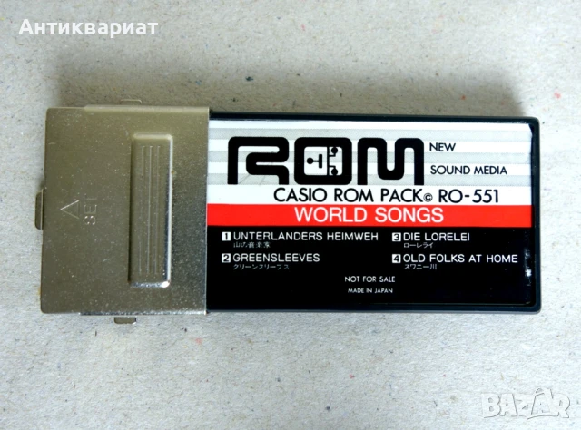Casio ROM Pack RO-551 World Songs за Casio  Keyboard / Синтезатор, снимка 2 - Синтезатори - 50774118