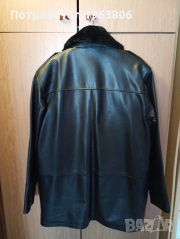 Мъжка кожена шуба, снимка 2 - Палта - 53107731