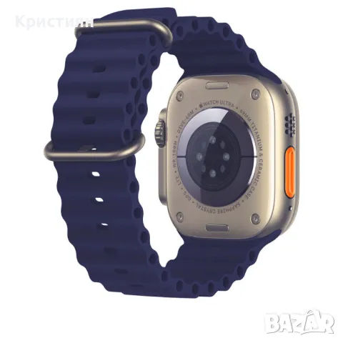 Ocean band силиконови каишки смарт часовник Apple iWatch Ultra 44/4549, снимка 2 - Калъфи, кейсове - 48724614