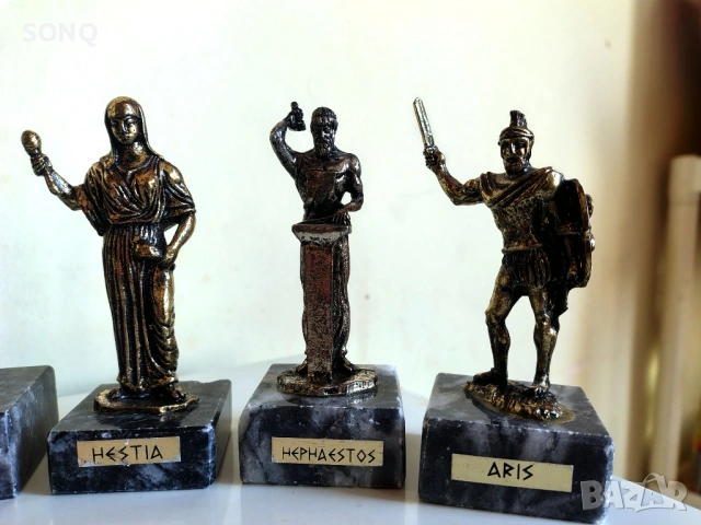 Колекционерски Бронзови Фигурки-Боговете На Олимп, снимка 5 - Колекции - 53137160