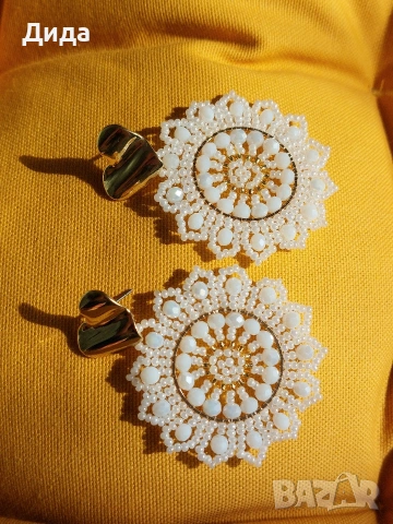 Нови бохо обеци в три цветови модела, снимка 14 - Обеци - 53958977