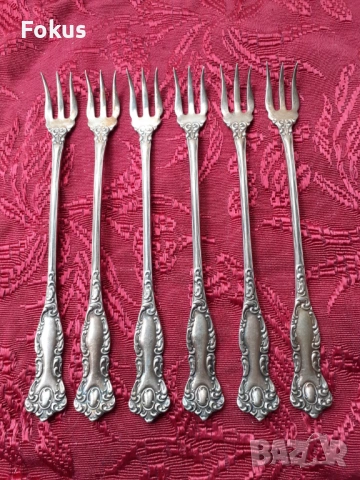 Стари антикварни посребрени вилички W.F. Rogers около 1890 г