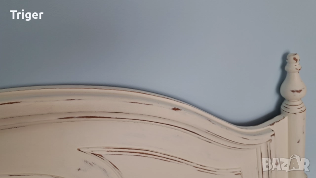 Дървена старинна табла за легло, снимка 3 - Спални и легла - 52974705