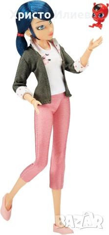 Калинката и Котарака Фигура Герой Marinette Miraculous кукла Маринет 26 см Чудотворна калинка, снимка 2 - Кукли - 50766205